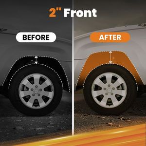 2\" Front Leveling Lift Kit for 1999-2006 Chevy Silverado 1500 & GMC for Sierra 1500 2WD Truck Suspensions - Product Image 5