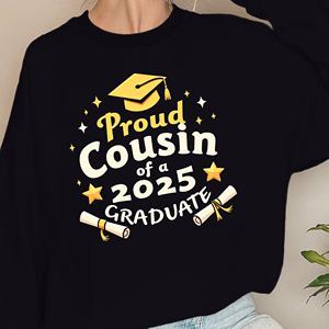 Fier cousin d'un 2025 Graduate sweats pour femmes - Product Image 1
