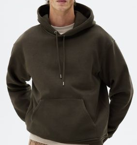 Sweat-shirts à capuche pour hommes en polaire de haute qualité, vêtements de sport athlétiques pour la gym, manches longues, coupe ajustée, couleurs unies - Product Image 6