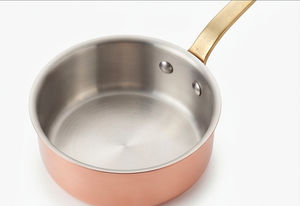 Hammered Copper Fry <b>Pan</b> With Strong <b>Handle</b> Durable Kitchen Utensil For Daily Home Use Cooking Use And Kitchenware - Product Image 4