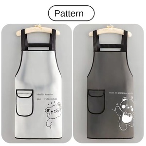 Delantal de Seda Gruesa de Calibre 18 (75x68cm) Resistente con Encanto Kawaii, Uniforme de Barman Unisex, Barrera contra Agua y Aceite, Detección de Agujas - Product Image 3