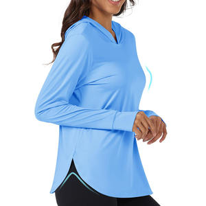 Sudaderas de Pesca Sostenibles al por Mayor con Logotipos Personalizados para Mayor Comodidad y Resistencia, Sudaderas de Pesca Transpirables para Mujer - Product Image 3