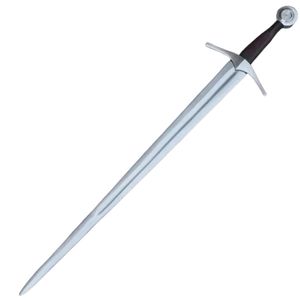 ดาบเหล็กด้ามไม้ ใบตรง มีดต่อสู้ ความหนาเกรดอุตสาหกรรม - Product Image 2