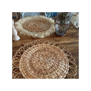 Mantel de mesa de jacinto de agua de CALIDAD PREMIUM para aislamiento de platos calientes en cenas elegantes y servicios para fiestas con temática rústica. - Product Image 3