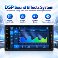 HANTUE Autoradio Android Double Din 7 Pouces Universel pour Toyota, Écran 7 Pouces 200x100mm, Lecteur Multimédia de Voiture 2 Din avec DVR 360