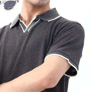 Último Diseño en Camisas para Hombre, Ropa Casual, Nuevo Estilo de Moda, Hechas a Medida, Lisas, Ajustadas, Transpirables, de Poliéster/Algodón - Product Image 5