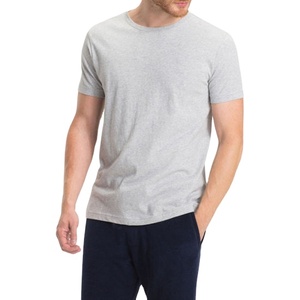 Nouveauté T-shirt pour homme en gros, écologique, à séchage rapide, manches courtes, décontracté, polyester/coton, col rond, 180 grammes - Product Image 2
