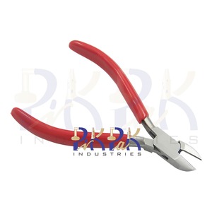 Pince coupante diagonale en acier inoxydable de 115 mm, dénudeur de fils, coupe semi-affleurante à 3 ouvertures, pour la fabrication de bijoux, poignées en PVC, sertissage - Product Image 6