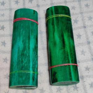 Empuñaduras de cuchillo rectangulares talladas con incrustaciones de hueso, ecológicas, de alta calidad, tamaño personalizado, escamas planas, hechas a mano por HAND MADE CRAFT - Product Image 4