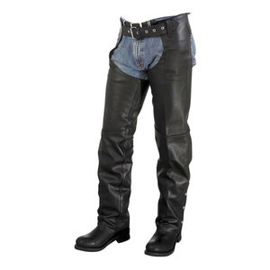 Pantalones de Montar Xpert para Hombre, Estilo Western, de Cuero Vacuno Genuino, Corte Holgado, con Bolsillos Utilitarios y Botones - Product Image 3
