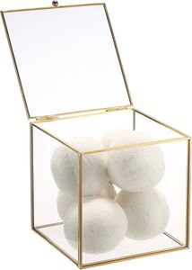 Metal & Glass Jewelry <b>Box</b> With Metal Frame For Jewelry Organizers And Storage Use Customized Glass Boxes - Product Image 6