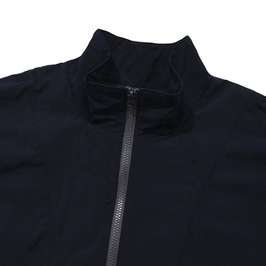 Custom Zip up Embroidered Logo Retro Nylon <b>Track</b> <b>Jacket</b> With Piping Blank Softshell Outdoor <b>Jacket</b> Windbreaker <b>Men</b> - Product Image 3