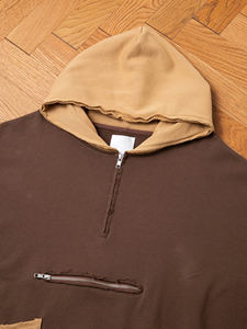 Fournisseur de sweats à capuche OEM effet délavé, sweats à capuche en molleton de coton lavé, look vintage, idéal pour la production en marque blanche - Product Image 4