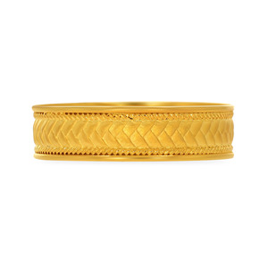 Bague de mariage plaquée or pour homme, motif chevron texturé, bijou élégant et tendance - Product Image 3