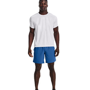 Shorts de sport pour hommes personnalisables avec logo, 100 % coton, séchage rapide, style urbain, fitness, entraînement, course à pied, anti-plis - Product Image 1