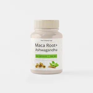 Cápsulas de extracto de raíz de Maca Man Power Energy Ashwagandha Maca de marca blanca ODM/OEM, fórmula personalizada, Maca de alta calidad