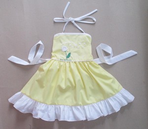 Colección de verano para niñas, con lindos motivos de diente de león bordados a mano y diseños exquisitos de Vietnam. - Product Image 1