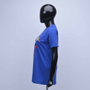 T-shirts OES d'été rafraîchissants en coton épais pour le sport et la course, à épaules tombantes, coupe oversize, col montant, coupe carrée et courte, avec option OEM - Product Image 4