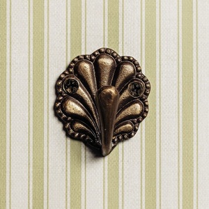 Perchero de pared decorativo vintage de metal con doble gancho, organizador resistente para abrigos, sombreros y llaves - Product Image 2