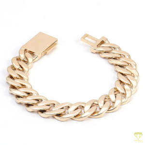 Top Selling Stylish 925 Sterling Silver Hip Hop <b>Iced</b> <b>Out</b> VVS Moissanite Diamond Cuban Link Available at Affordable Price - Product Image 2