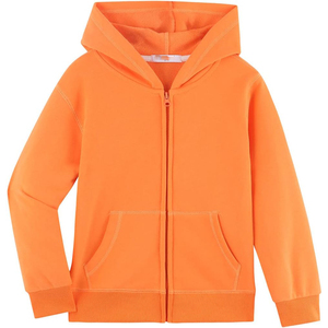 Sweat à capuche en molleton épais de haute qualité, double fermeture éclair, sans cordon de serrage, vente en gros, coupe oversize, hiver, brodé, 100% coton - Product Image 1