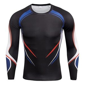 <b>Men</b> Compression Shirts Athletic Sports Compression Tops Supplier Long Sleeve <b>Men</b> Compression Shirts Professional Gym Wear - Product Image 4