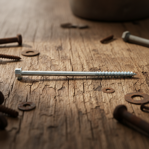 Vis à tête hexagonale haute résistance, zinguées, en acier au carbone classe 4.8 et 6.8, DIN/ANSI, métriques/pouces, filetage partiel, marque PDC - Product Image 2