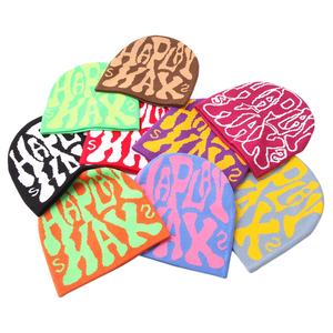 Nuevo gorro de invierno personalizado con tu propio logotipo, gorro de punto acrílico, gorros de Jacquard estampados 2026 - Product Image 1