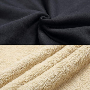 Sudaderas con capucha pesadas de 400 g/m² para hombre, con cremallera bidireccional, extragrandes, lisas, personalizables con impresión digital. - Product Image 6