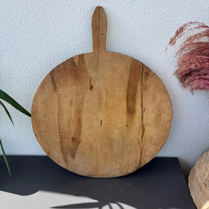 Planche à découper rectangulaire en bambou naturel de qualité supérieure, écologique, résistante au lave-vaisselle, légère, avec poignée, pour la cuisine - Product Image 1