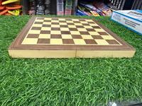 Échiquier en bois élégant - Léger et durable, taille personnalisée, multifonctionnel pour les jeux et les divertissements intérieurs/extérieurs