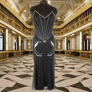 Vestido de novia de lentejuelas con cuentas de moda de proveedor indio perfecto para bodas lujosas - Product Image 3