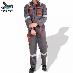 Uniforme de Trabajo Industrial Premium, Chaqueta y Pantalones de Algodón Transpirable, Ropa de Seguridad Protectora - Product Image 4