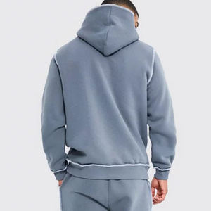 Survêtements personnalisés pour femmes, grammage lourd 500 GSM 350 GSM, en molleton polyester/coton, avec broderie, comprenant un sweat à capuche oversize et un short - Product Image 3