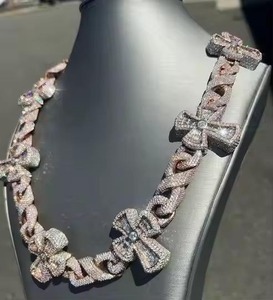 Cadena Cubana de Lujo Personalizada, Estilo Hip Hop, Completamente Adornada con Moissanita, el Mejor Regalo para Hombre, Chapada en Rodio Plateado, Plata 925 - Product Image 2