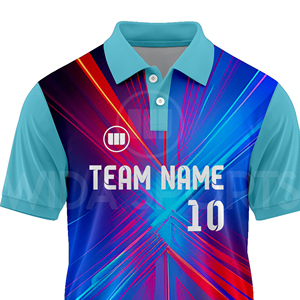 เสื้อคริกเก็ตดีไซน์ใหม่ ชุดทีมสั่งทำพิเศษ พิมพ์ลายแบบซับลิเมชั่น ระบายอากาศได้ดี ชุดยูนิฟอร์มคริกเก็ตประสิทธิภาพสูง ผู้จัดจำหน่าย Wida Sports - Product Image 4