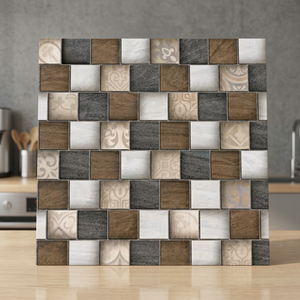 Carreaux de céramique antidérapants à impression numérique marocaine 300x300mm brique réfractaire salle de bain extérieure cuisine sol élégance - Product Image 2