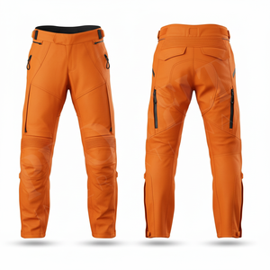Pantalon de moto personnalisé OEM ODM, imperméable, respirant, avec protections pour les genoux, équipement de moto tout-terrain - Product Image 4