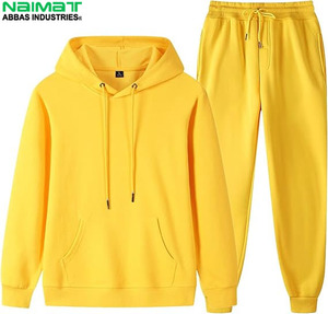 Conjunto de chándal de lujo de punto acanalado para hombre: Top elegante de manga larga y pantalón suave, cómodo y acogedor para el día a día. - Product Image 5