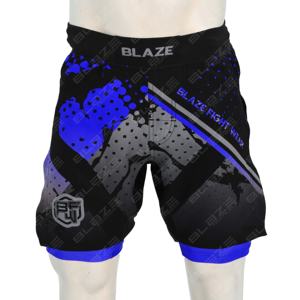 OEM Custom Mens MMA <b>Hybrid</b> <b>Shorts</b> Double Layer <b>Shorts</b> 2 in 1 <b>Shorts</b> for Fight Mma Bjj Grappling Custom Logos Microstretch Fabric - Product Image 2