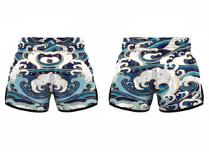 Shorts de Muay Thai personnalisés Pro Felt pour hommes, en polyester satiné, pour arts martiaux, entraînement de kickboxing, vêtements de sport - Product Image 5