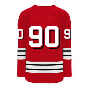 Vente en gros d'usine, maillot de hockey sur glace unisexe de haute qualité, équipe du Canada, maillot de hockey sur glace personnalisé en mesh sublimé - Product Image 6