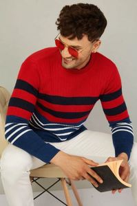 Suéter de Punto Grueso y Cálido para Hombre, Estilo Casual, para Invierno, Suave al Tacto, Ligero - Product Image 6
