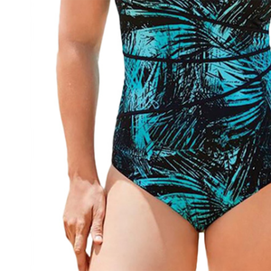 Wholesale Eco-Friendly Quick Dry One-piece Swim Suit 5-Piece <b>Set</b> Custom Polyester/Nylon Beach Outfits Women Dance Suits Factory - Product Image 6