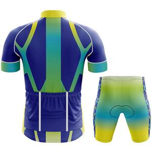 Men Graphic Print <b>Short</b> Sleeve <b>Cycling</b> Jersey Set Breathable Quick Dry MTB Road Bike Clothing <b>Padded</b> <b>Shorts</b> Kit - Product Image 4