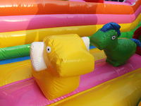 Cirque Funcity aire de jeux Toboggan Obstacle Bouncer Jumper Gonflable Fun House Slide Aire de jeux Parc d'attractions Châteaux gonflables