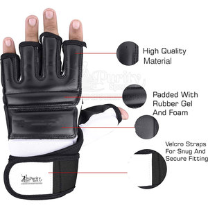 Guantes de MMA de Tamaño Personalizado Hechos en Pakistán, Guantes de MMA a Bajo Precio, Guantes de MMA con Logotipo Personalizado - Product Image 3