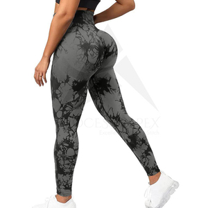 Leggings de yoga pour femmes, compression, taille haute, extensibles, pour fitness et gym, anti-transparence, vêtements de sport Process Impex - Product Image 6