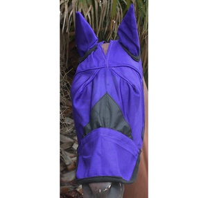 Máscara Antimoscas Transpirable para Caballos con Protección UV y Malla Protectora Facial, Ajuste Cómodo para Montar al Aire Libre y Pastoreo, con OEM ODM - Product Image 5
