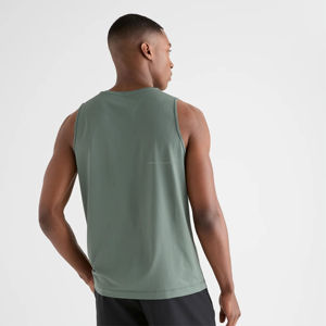 High Quality Breathable Men's Gym <b>Vest</b> Quick Dry Cotton Tank <b>Tops</b> From Pakistan Knitted Mesh with Print Decoration Sportswear - Product Image 4